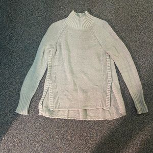 Gray Turtleneck Sweater